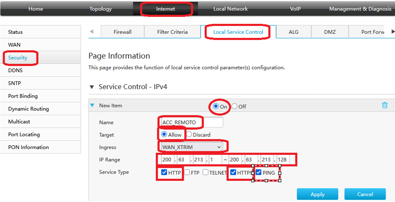Pasos para habilitar ACCESO REMOTO (SIERRA) en ZTE