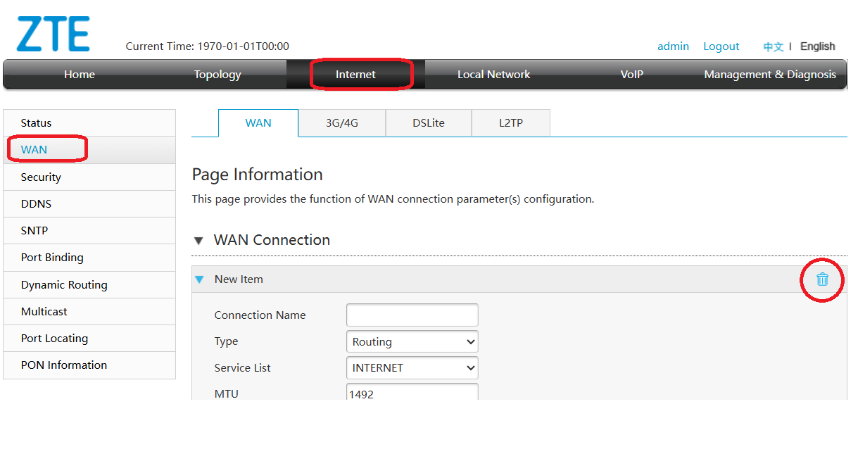 Pasos para deshabilitar el FIREWALL en ZTE
