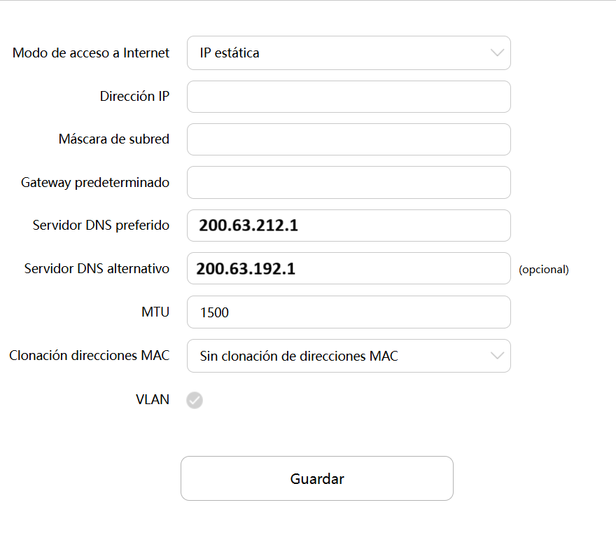 Opciones de Configuración de IP (Referencia)